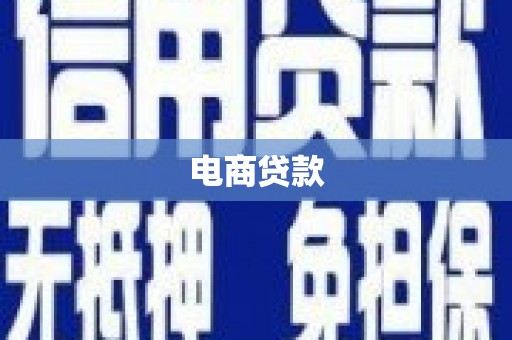 土默特右旗电商贷款