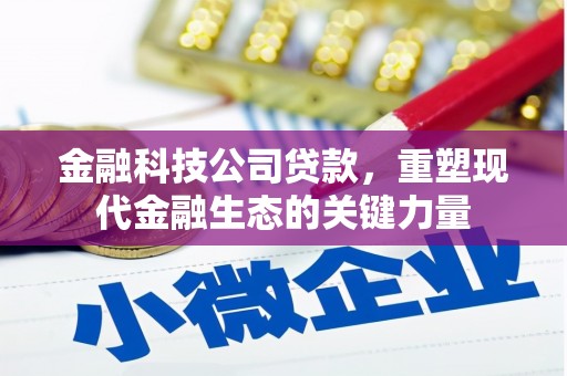 土默特右旗金融科技公司贷款，重塑现代金融生态的关键力量