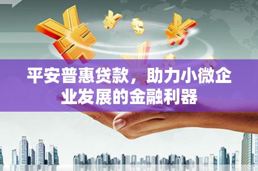 土默特右旗平安普惠贷款，助力小微企业发展的金融利器